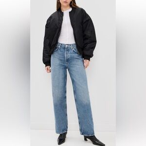 Agolde Henson mid-rise baggy straight leg jeans